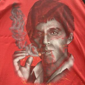 Scarface Clothing Company TShirt Men 3XL Red Designer Graphic Print Tony Montana